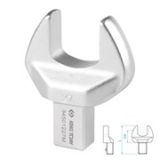 Насадка рожковая серии "FIT", 27 мм, 14х18 мм KING TONY 34501227M TONY