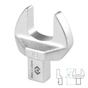 Насадка рожковая серии "FIT", 18 мм, 9х12 мм KING TONY 34501118M TONY