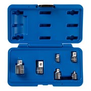 Набор переходников 1/4", 3/8", 1/2", 3/4", 6 предметов, кейс KING TONY 78106 TONY