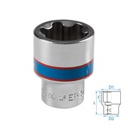 Головка торцевая TORX Plus 1/2", EP32, L = 45 мм KING TONY 433E32M TONY