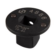 Переходник 1/2">3/4", тонкий, магнитный KING TONY 4886 TONY