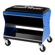 Сиденье на колесах ремонтное с 2-мя полками KING TONY 87452C-B TONY