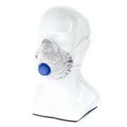 Полумаска фильтрующая (респиратор) c угольным слоем, с клапаном выдоха, FFP1, 10 шт Сибртех 89248