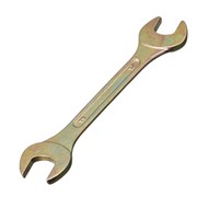 Ключ рожковый, 17 х 19 мм, желтый цинк Сибртех 14310