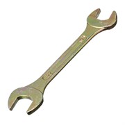 Ключ рожковый, 19 х 22 мм, желтый цинк Сибртех 14311