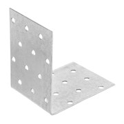 Крепежный уголок равносторонний 2 мм, KUR 80 х 80 х 60 мм Сибртех 46425