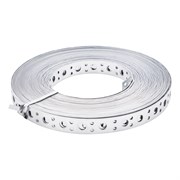 Лента перфорированная, вентиляционная, прямая, 1 мм, LP V, 2 см х 25 м, цинк Сибртех 46551