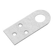 Проушина прямая, 2 мм, 70 х 30 мм, цинк Сибртех 46502