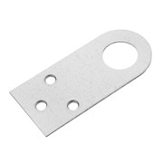 Проушина прямая, 2 мм, 90 х 40 мм, цинк Сибртех 46504