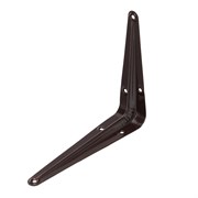 Кронштейн угловой с ребром, 125 х 150 мм, коричневый Сибртех 94023