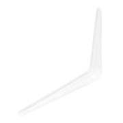 Кронштейн угловой с ребром, 175 х 225 мм, белый Сибртех 94016
