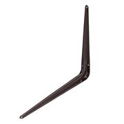 Кронштейн угловой с ребром, 300 х 350 мм, коричневый Сибртех 94028