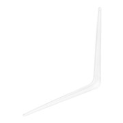 Кронштейн угловой с ребром, 400 х 450 мм, белый Сибртех 94020