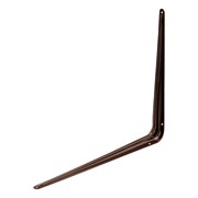 Кронштейн угловой с ребром, 400 х 450 мм, коричневый Сибртех 94030