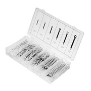 Набор шплинтов, S головки х L: 1.6 х 25.2, 3 х 25.2, 3 х 38, 3, 1 х 32, 3, 1 х 50.4 х 63 мм, 555 предметов Сибртех 47604