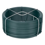 Проволока с ПВХ покрытием, зеленая 1.2 мм, длина 50 м Сибртех 47771