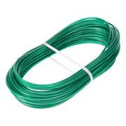 Трос металлополимерный зеленый ПР-3.0, толщина 3.0 мм, моток 20 метров Сибртех 47647
