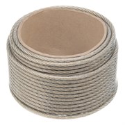 Трос металлополимерный прозрачный ПР-6.0, толщина 6.0 мм, моток 20 метров Сибртех 476403