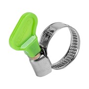 Хомуты металлические элемент крепления с формой ключа 16-25 мм, 100 штук в упаковке Сибртех 47548