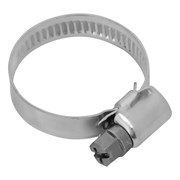 Хомуты металлические, Стандартное болтовое крепление 20-32 мм, 50 штук в упаковке, ширина 9 мм Сибртех 47559