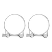 Хомуты металлические, силовые 56-59 мм, ширина 22 мм, шарнирный, W1, 2 шт Сибртех 47543