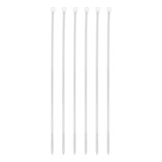 Хомуты, 150 x 2.5 мм, пластиковые, белые, 100 шт Сибртех 45519