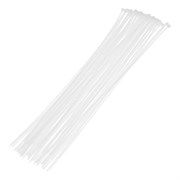 Хомуты, 500 x 4.8 мм, пластиковые, белые, 50 шт Сибртех 45539