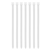 Хомуты, 200 х 8 мм, пластиковые, белые, 100 шт Сибртех 45558