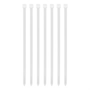 Хомуты, 250 х 8 мм, пластиковые, белые, 100 шт Сибртех 45569