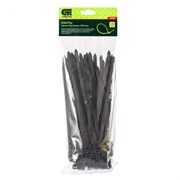 Хомуты, 200 х 8 мм, пластиковые, черные, 100 шт Сибртех 45557