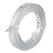 Лента перфорированная, вентиляционная, прямая, 0.55 мм, LP, V 2.5см х 25 м, цинк Сибртех 46585