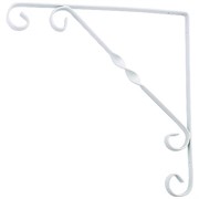 Кронштейн декоративный, 100 х 100 мм, белый Сибртех 94049