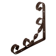 Кронштейн декоративный, 150 х 150 мм, коричневый Сибртех 94054