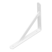 Кронштейн усиленный, 250 х 200 х 30 х 4 мм, белый Сибртех 94045