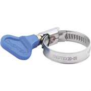 Хомуты металлические элемент крепления с формой ключа 30-45 мм, 50 штук в упаковке Сибртех 47552