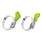 Хомуты металлические элемент крепления с формой ключа 20-35 мм, 2 шт Сибртех 47652