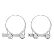 Хомуты металлические, силовые 44-47 мм, ширина 22 мм, шарнирный, W1, 2 шт Сибртех 47537