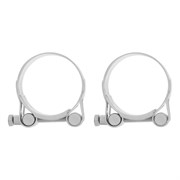 Хомуты металлические, силовые 48-51 мм, ширина 22 мм, шарнирный, W1, 2 шт Сибртех 47539