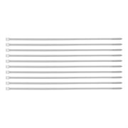 Хомуты, 300 x 4.8 мм, пластиковые, белые, 100 шт Сибртех 45536