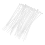 Хомуты, 150 х 3.6 мм, пластиковые, белые, 100 шт Сибртех 45548