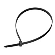 Хомуты, 400 х 8 мм, пластиковые, черные, 50 шт Сибртех 45581