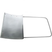 Движок для уборки снега стальной оцинкованный, 755 х 495 х 1245 мм, стальная рукоятка, Сибртех 61595