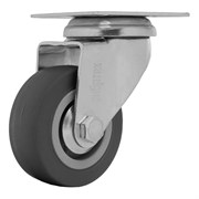 Колесо поворотное D 50 мм, крепление  платформенное Сибртех 68713