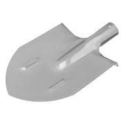 Лопата штыковая, нержавеющая сталь, 200х265 мм, ребра жесткости, без черенка, Сибртех 614375