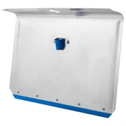 Лопата для уборки снега тротуарная, алюминиевая, 600 х 400 мм, без черенка, Сибртех 61541