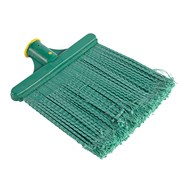 Метла полипропиленовая, 240 х 160 мм, плоская распушенная, без черенка, Сибртех 63209