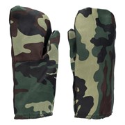 Рукавицы зимние, защита от пониж температур и мех воздействий, утеплитель ватин, камуфляж Сибртех 68154