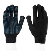 Перчатки трикотажные, акрил, с ПВХ точкой, 7 класс Сибртех 67701