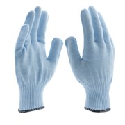 Перчатки трикотажные, акрил, цвет зенит, оверлок Сибртех 68656