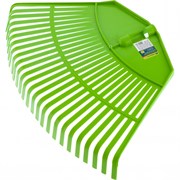 Грабли веерные пластиковые, 580 мм, 26 плоских зубьев, без черенка, Сибртех 61711